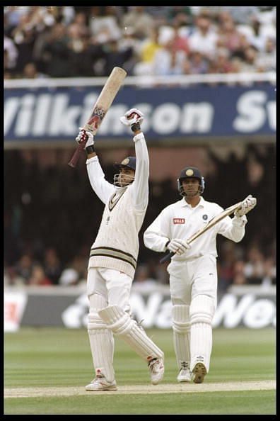 Sourav Ganguly of India a debut Hundread