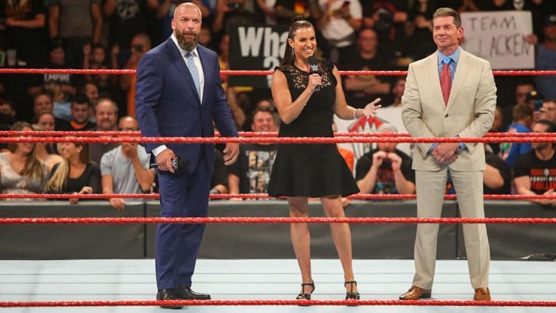 Stephanie McMahon, Triple H, and Vince McMahon announced the creation of the Evolution pay-per-view