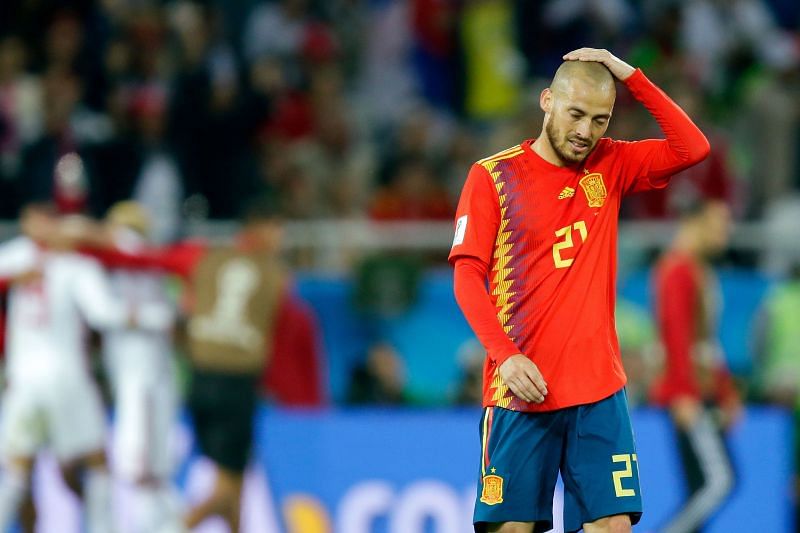 Silva was not impressive for Spain in the 2018 World Cup