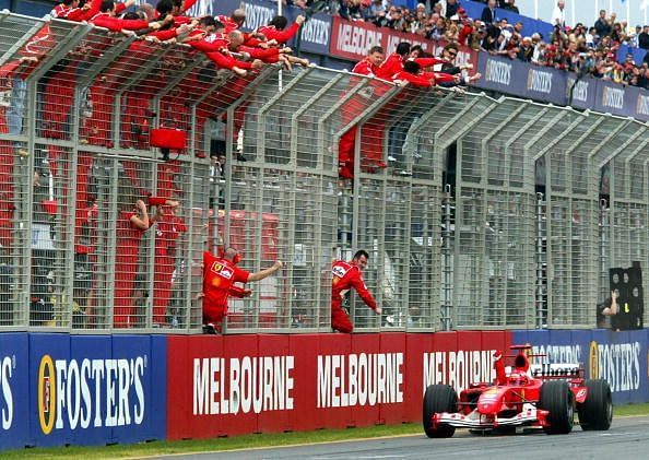 Reigning six-time World Champion Michael Schumacher