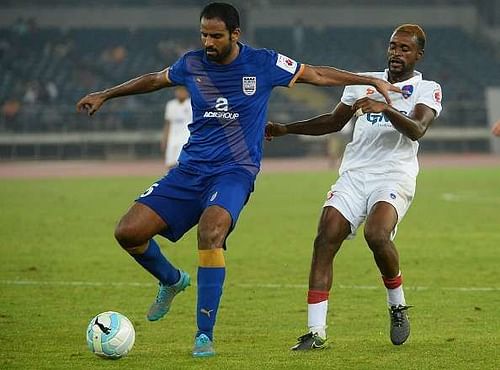 Anwar Ali in his previous stint with Mumbai City FC