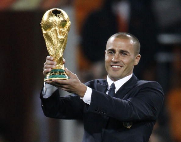 Italian footballer Fabio Cannavaro, capt