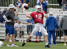 Luck felt sore, tired but pain-free after throwing at camp
