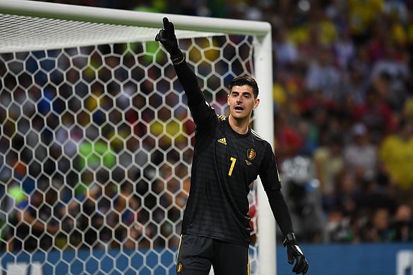 Courtois was in sublime form against Brazil
