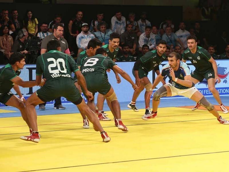 Ajay Thakur was one of the leading raiders in the contest