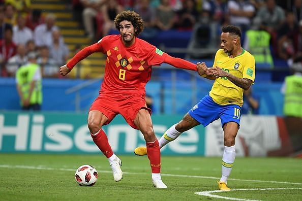 Fellaini showcased a masterclass in midfield for the Red Devils