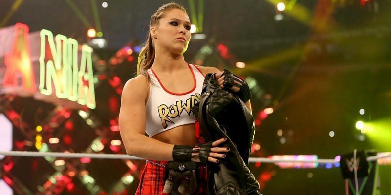 Ronda Rousey made her in-ring debut at WrestleMania 34