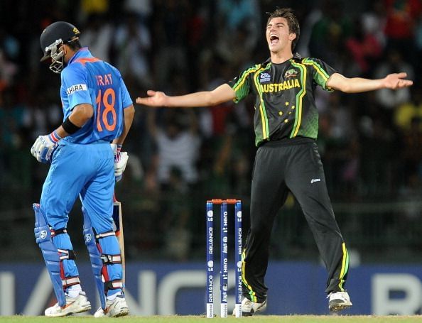 "Kohli's not gonna get a 100 and we're gonna knock 'em over," says Pat Cummins