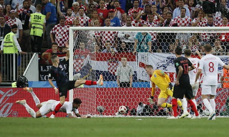 England were caught out the back and Croatia made a meal of it