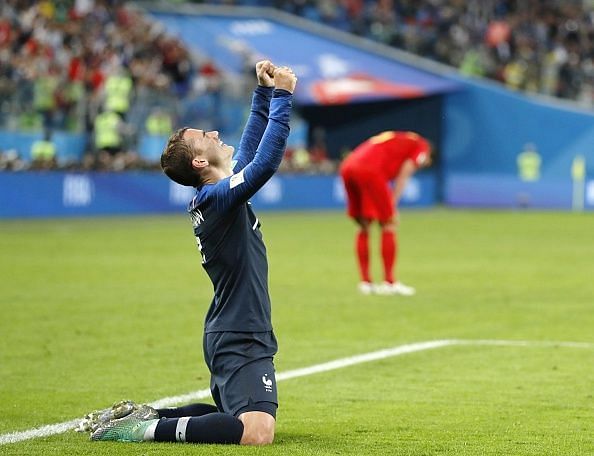 Football: France vs Belgium at World Cup