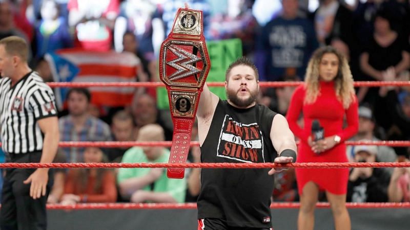 Image result for kevin owens with universal title