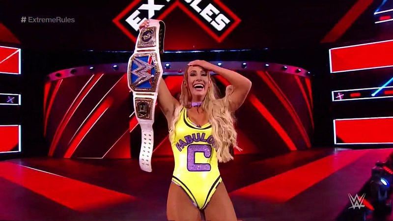 Carmella retained her Championship thanks to a distraction from James Ellsworth 