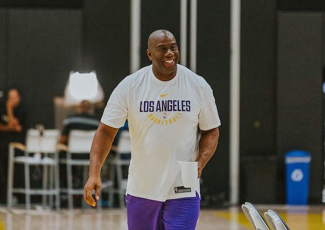 Image result for magic johnson lakers