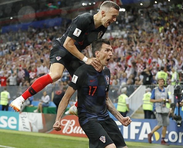 Football: Croatia vs England at World Cup