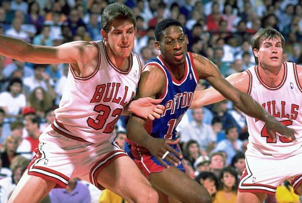 Detroit Pistons Dennis Rodman, 1990 NBA Eastern Conference Finals
