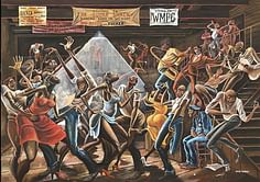 Exhibit features Ernie Barnes, football player turned artist