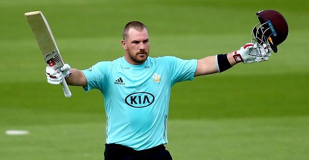 Image result for Aaron Finch 114* vs Sussex, The Oval, London (2017 - NatWest t20 Blast)