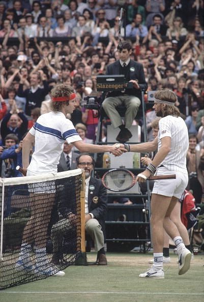 USA John McEnroe vs Sweden Bjorn Borg, 1981 Wimbledon