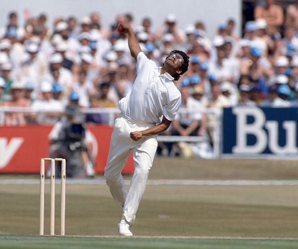 A bespetacled Anil Kumble was picked for the first time for an Indian Test tour in 1990