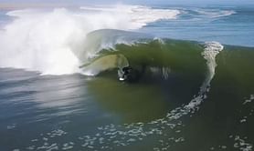 2 minutes, 8 barrels: Surfer takes an epic ride into history