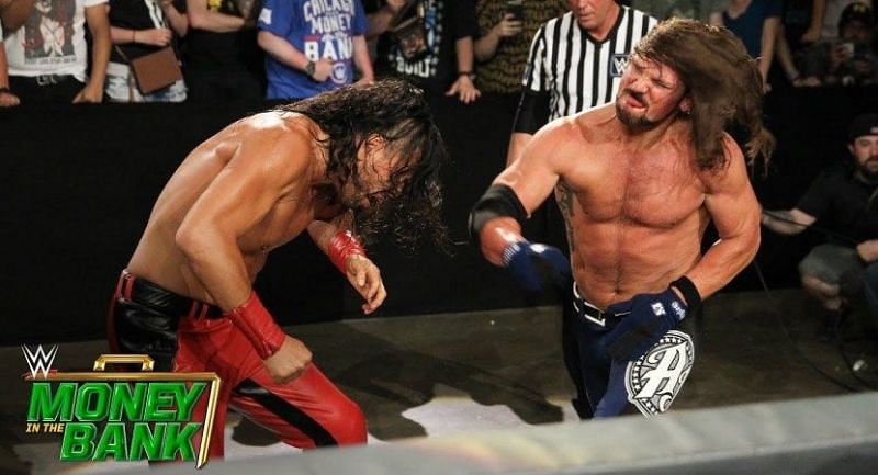 Styles vs Nakamura at Money in the Bank 