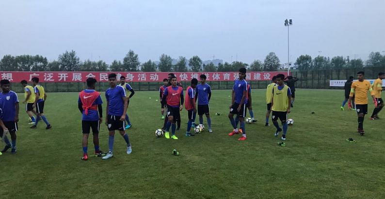 India U-16 boys in training