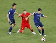 Football: Japan vs Belgium at World Cup