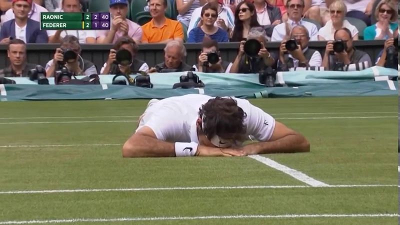 Federer at Wimbledon 2016 