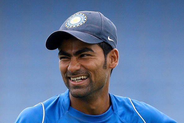 Indian cricketer Mohammad Kaif smiles as