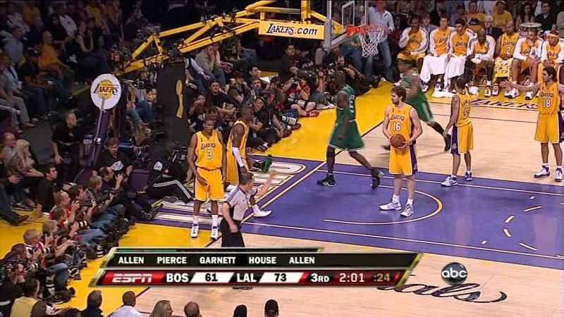 Celtics vs Lakers Game 4, 2008