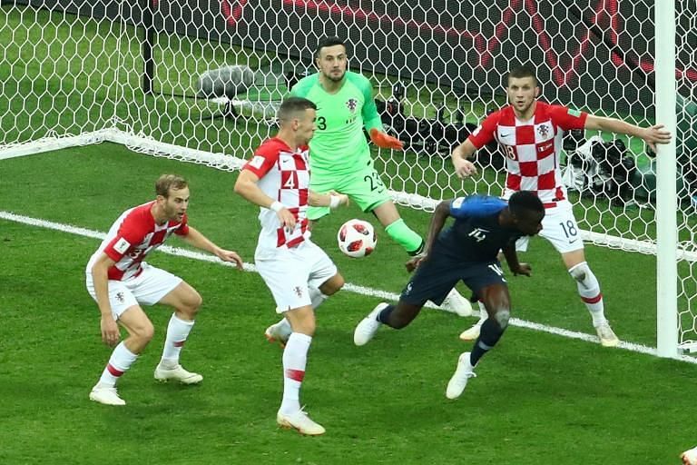 France was awarded a penalty courtesy of VAR.