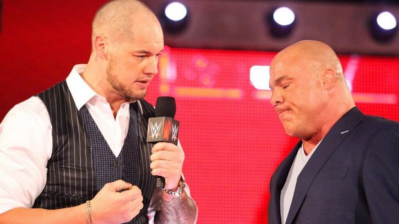According to the latest rumor, WWE is planning a match between Team Kurt Angle and Team Baron Corbin