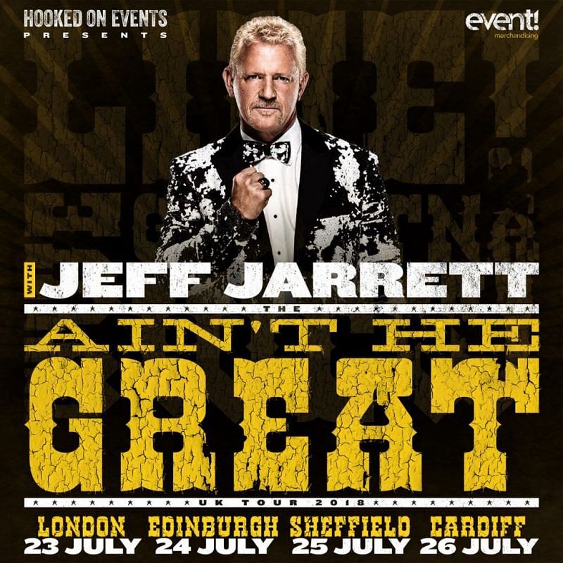 Jarrett&#039;s tour kicks off in London on July 23rd