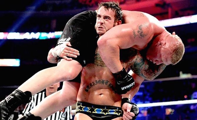 Lesnar and Punk went the distance 