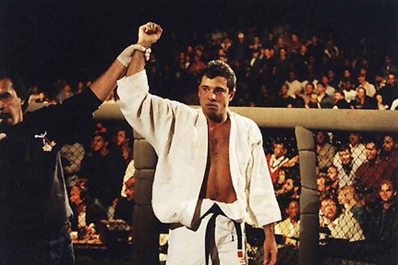 Royce Gracie is declared victorious