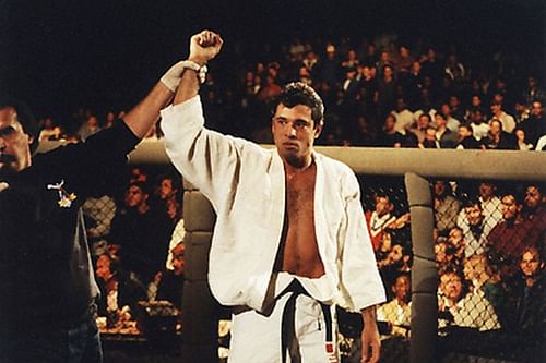 Royce Gracie is declared victorious