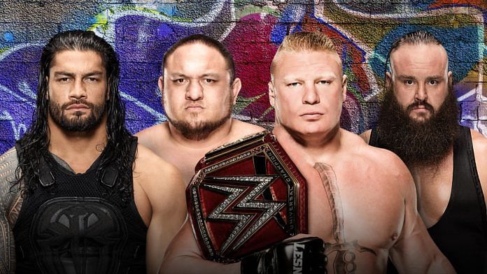 Braun Strowman vs Samoa Joe vs Roman Reigns vs Brock Lesnar