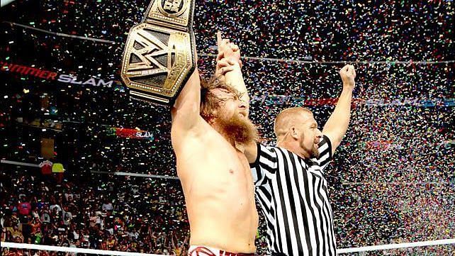 Bryan following his World Title win over Cena 