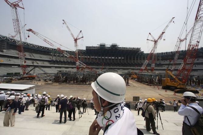 Tokyo Olympic venues make progress with 2 years to go