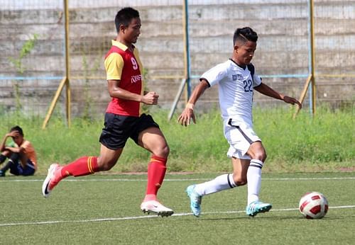 East Bengal in an IFA Shield match against Mohammedan Sporting