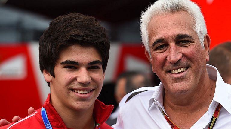 Lawrence Stroll with son Lance Stroll