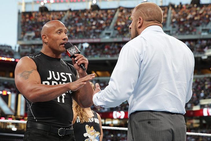 The Rock and Triple H have unfinished business 