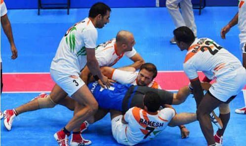 India vs Iran Men&#039;s Kabaddi Final Match in 2014 Incheon Asian Games