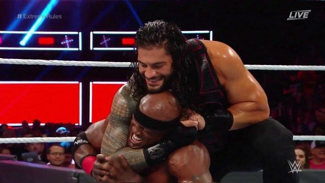 Roman Reigns was defeated by Bobby Lashley at Extreme Rules 
