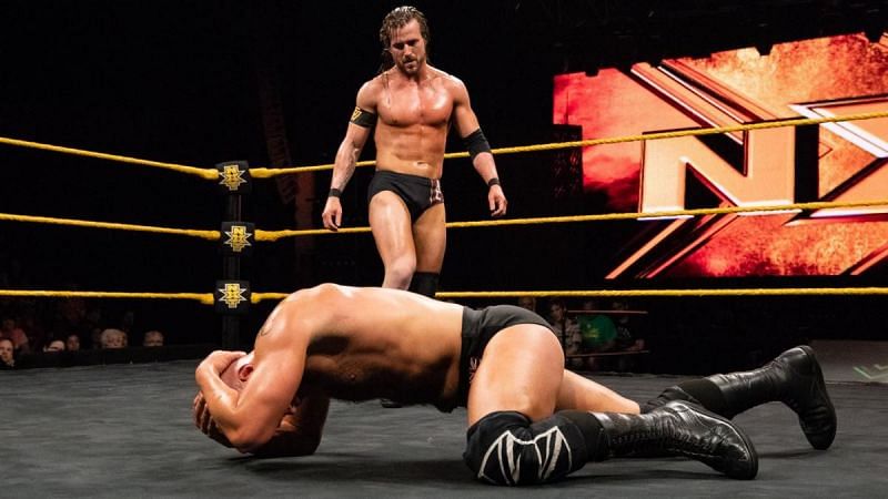 Adam Cole had a close shave during the opening contest