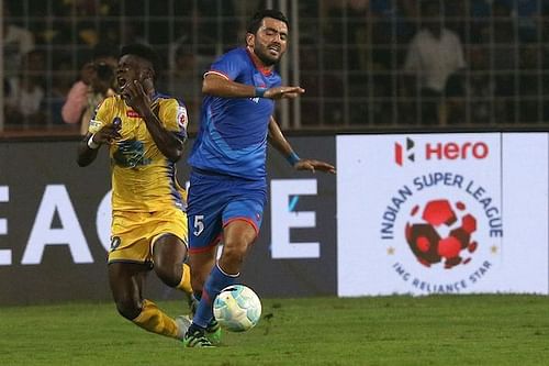 Ahmed Jahouh in action for FC Goa last season