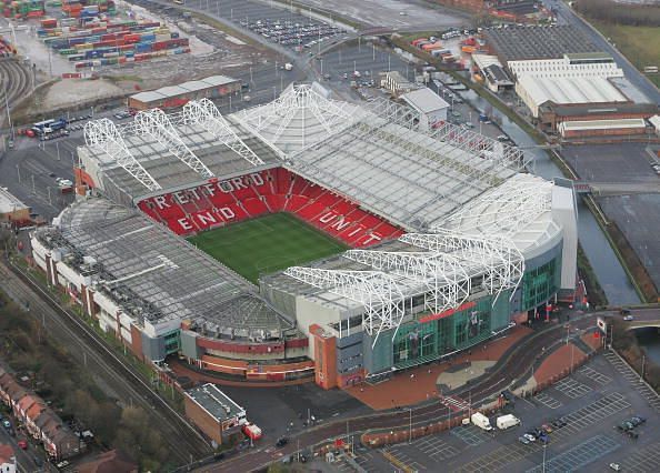 Old Trafford aerial shots