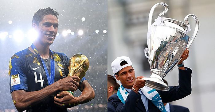 French defender Raphael Varane won the Champions League with Real Madrid and the World Cup in 2018.