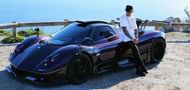 Hamilton with Pagani Zonda 760 LH. Image source- wiki