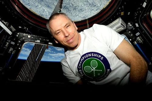 Astronaut Drew Feustel from space